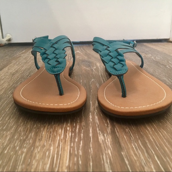 NWOT American Eagle Blue Sandals - Picture 2 of 6